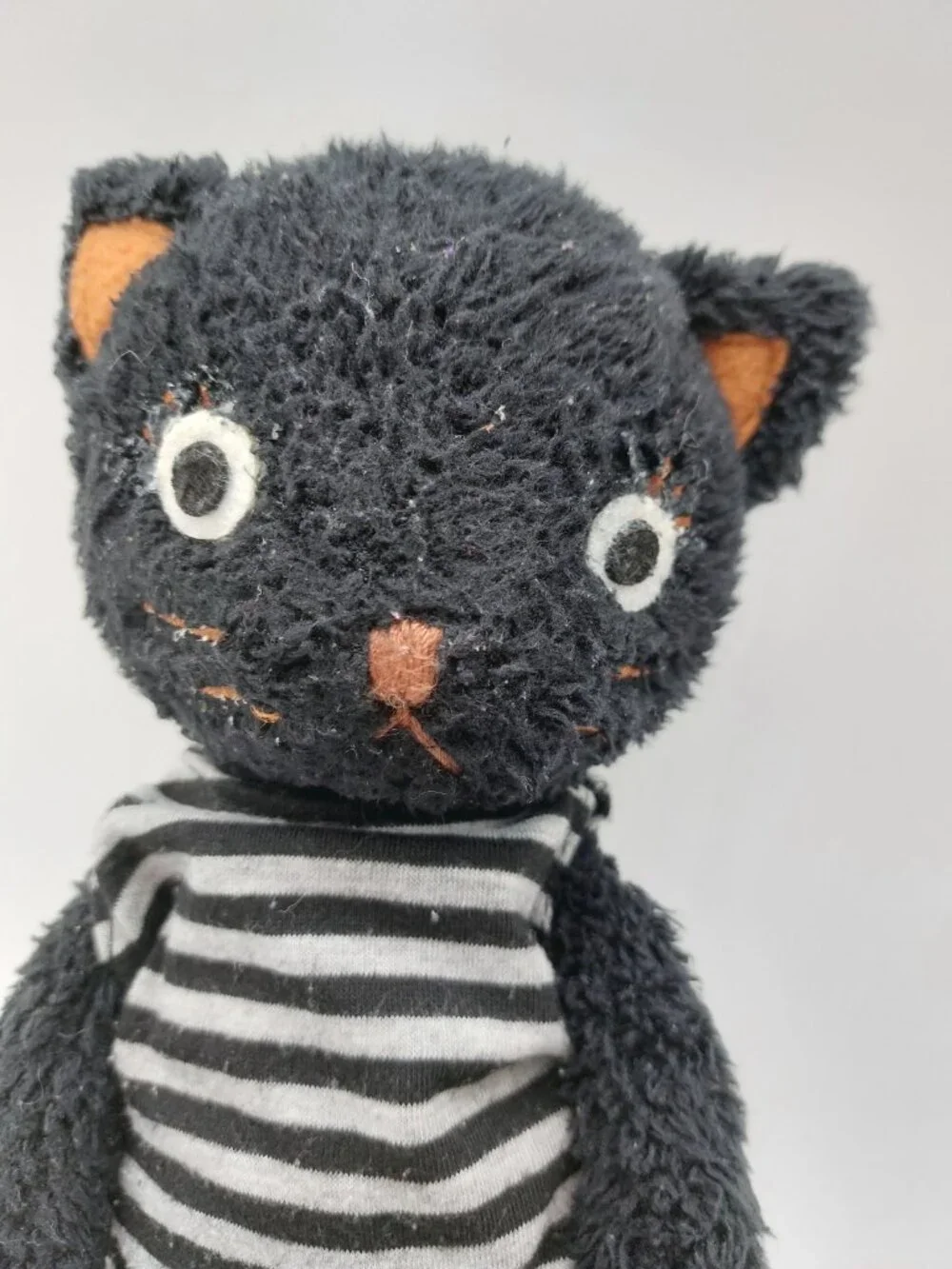 Plush Black Cat In Shirt & Pants Bunnys Home 12